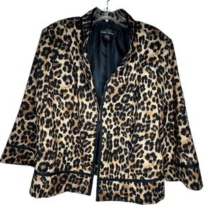 Brandon Thomas Leopard Print Jacket